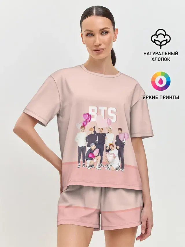 Женская пижама с шортами