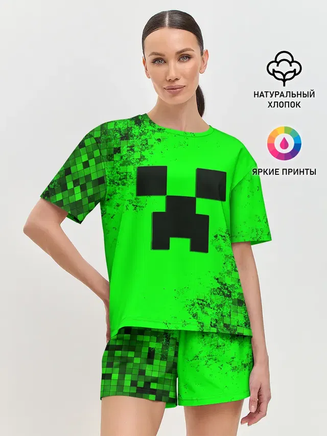Женская пижама с шортами