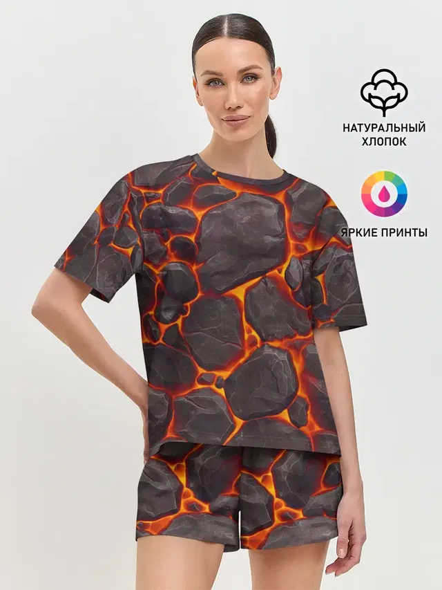 Женская пижама с шортами