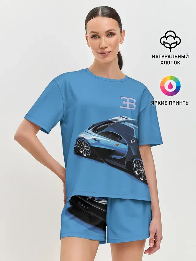 Женская пижама с шортами