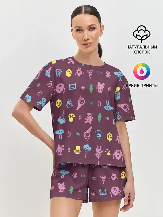 Женская пижама с шортами