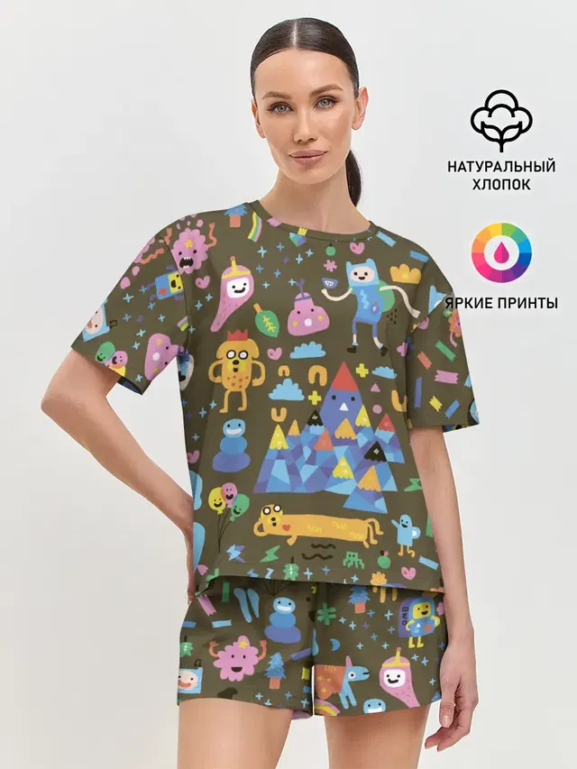 Женская пижама с шортами