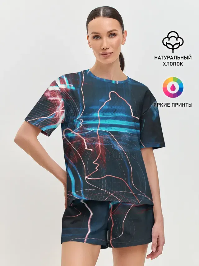 Женская пижама с шортами