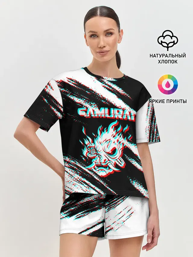 Женская пижама с шортами