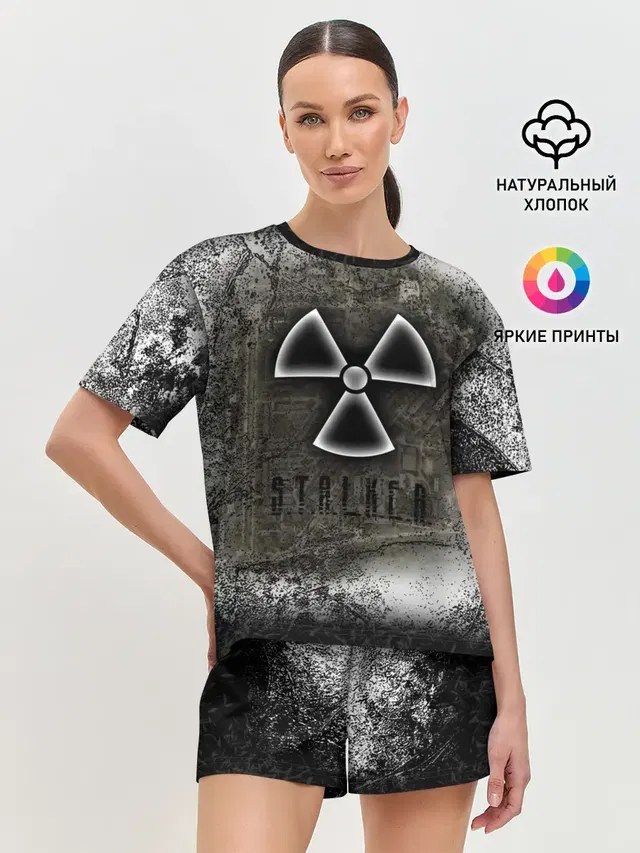 Женская пижама с шортами