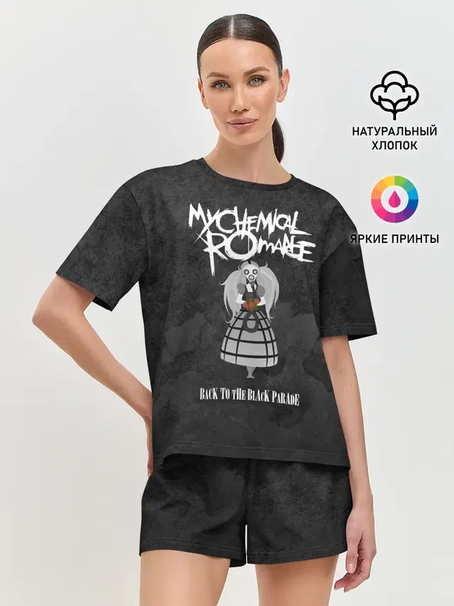 Женская пижама с шортами