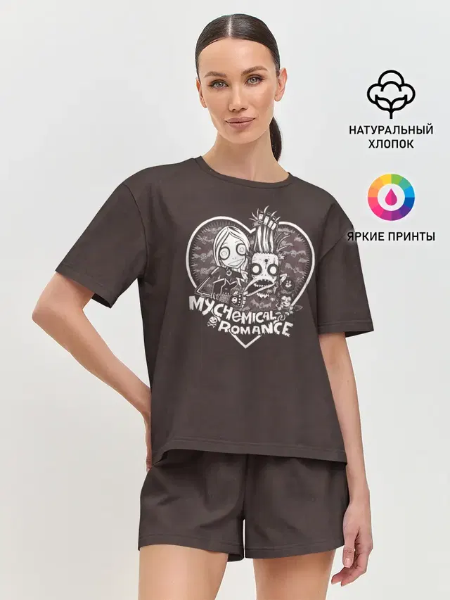 Женская пижама с шортами