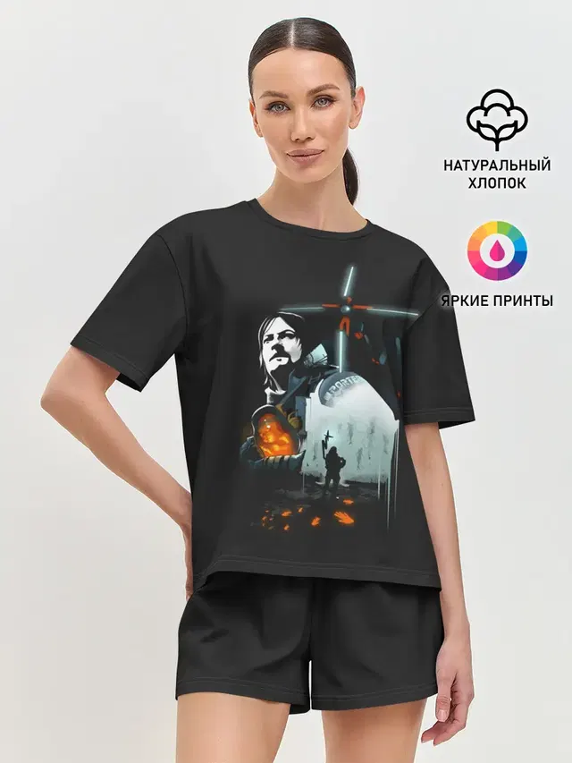 Женская пижама с шортами