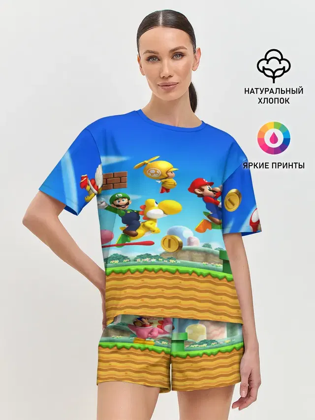 Женская пижама с шортами