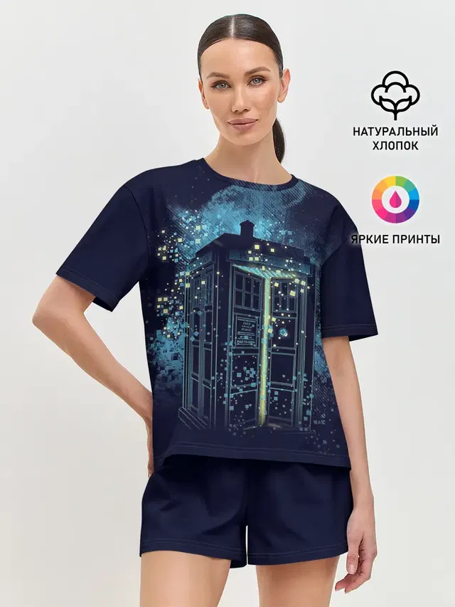 Женская пижама с шортами