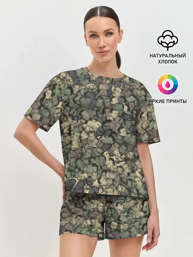 Женская пижама с шортами