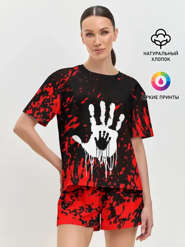 Женская пижама с шортами