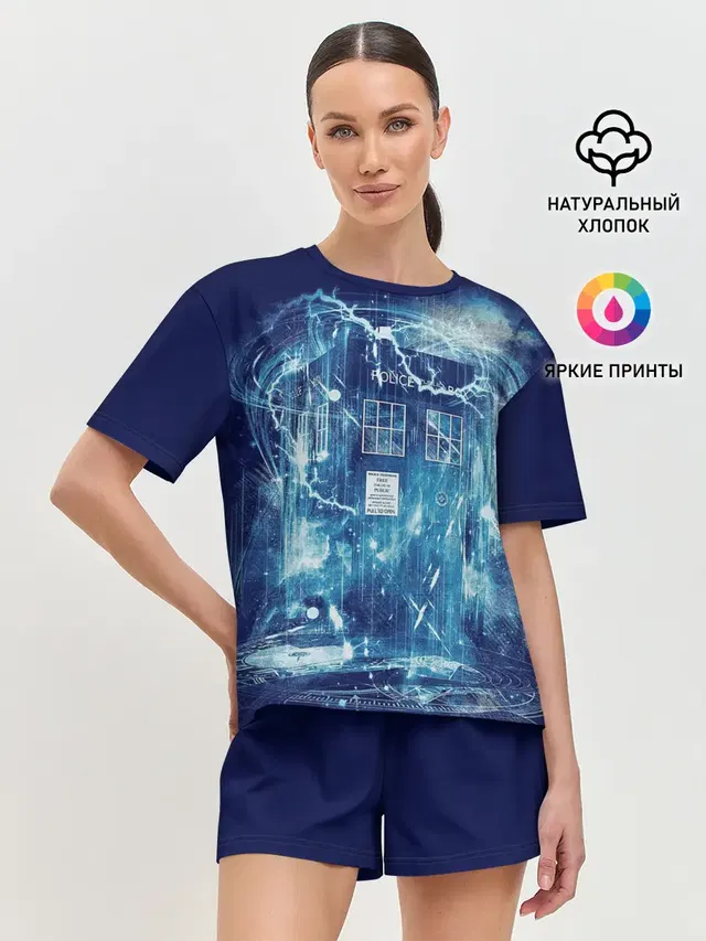 Женская пижама с шортами