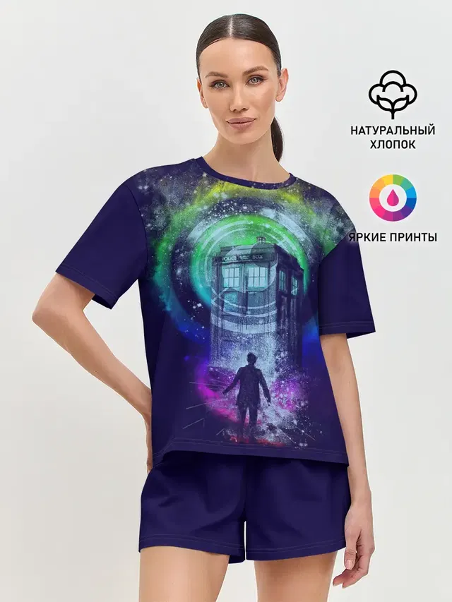 Женская пижама с шортами