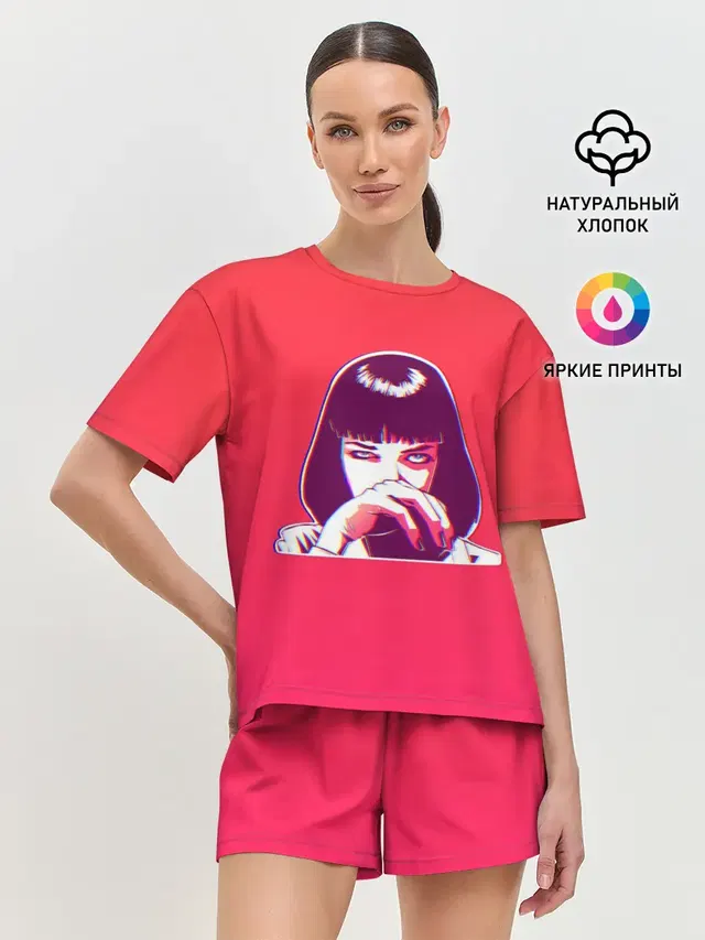 Женская пижама с шортами