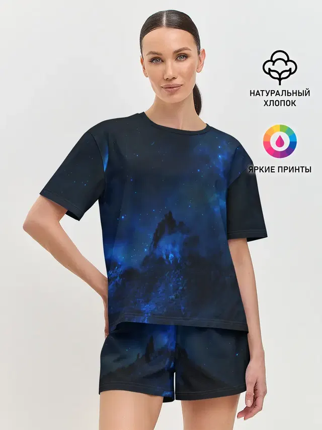 Женская пижама с шортами