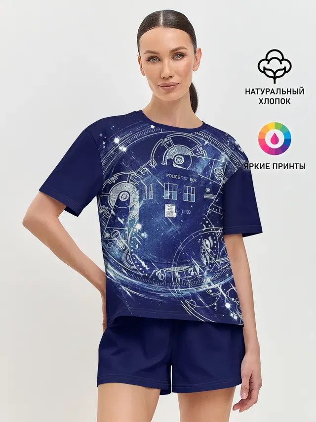Женская пижама с шортами