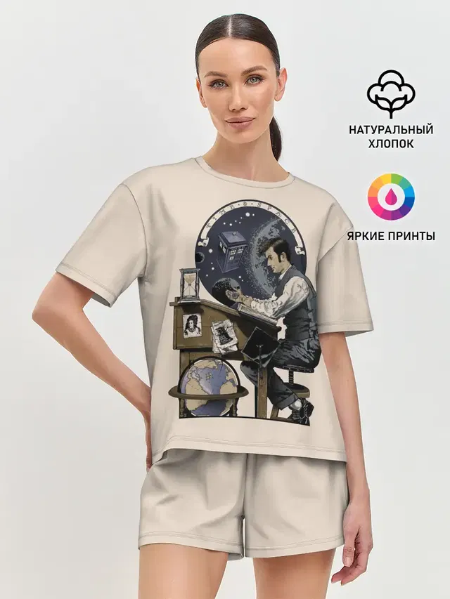 Женская пижама с шортами