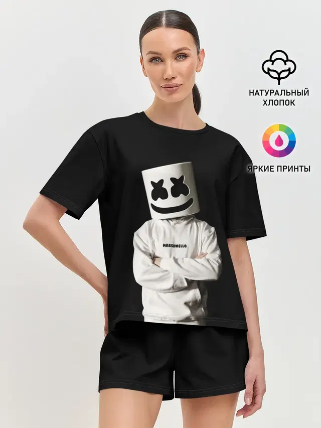 Женская пижама с шортами