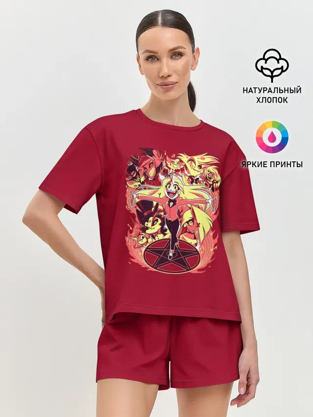 Женская пижама с шортами