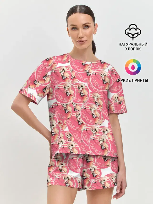 Женская пижама с шортами