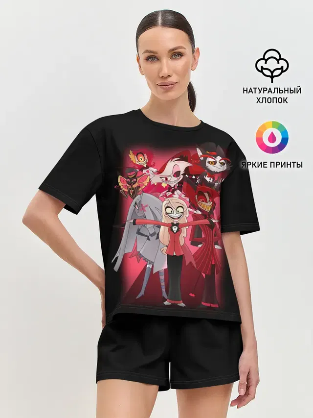 Женская пижама с шортами
