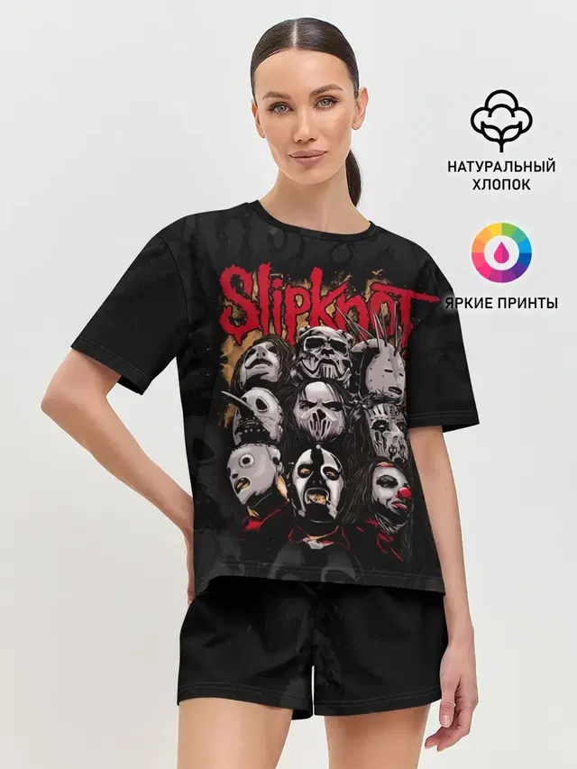 Женская пижама с шортами