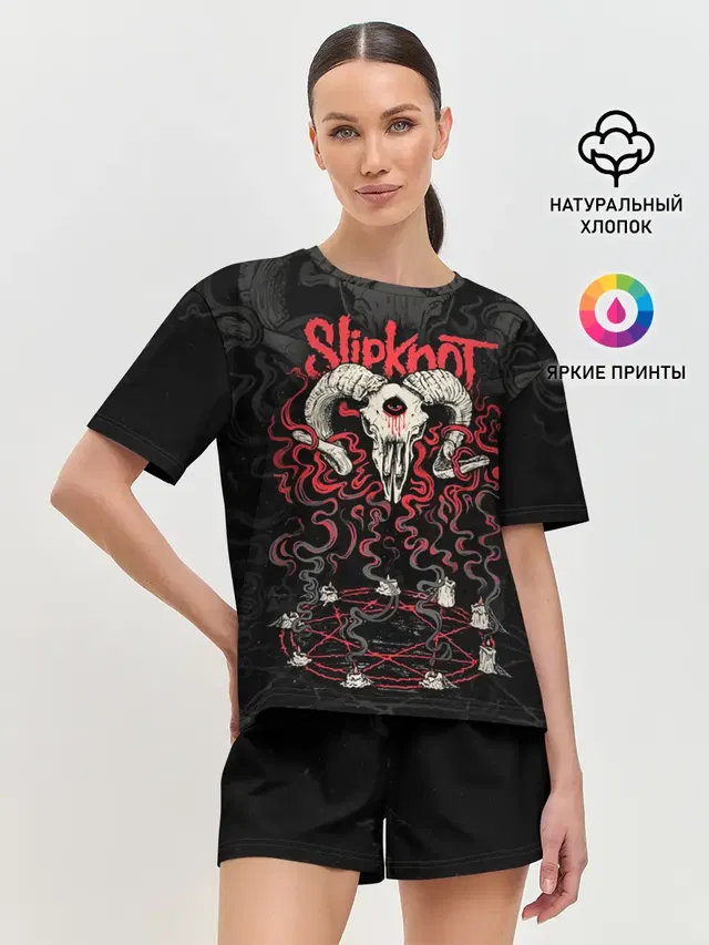 Женская пижама с шортами