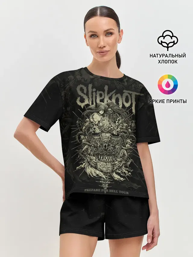 Женская пижама с шортами