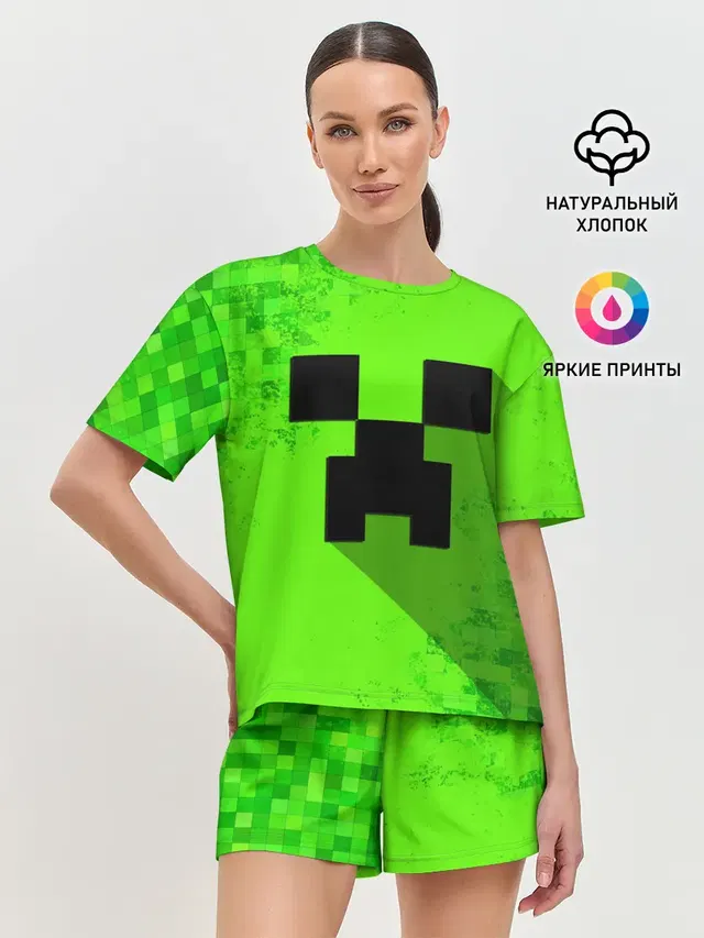 Женская пижама с шортами