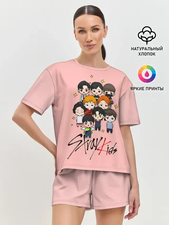 Женская пижама с шортами