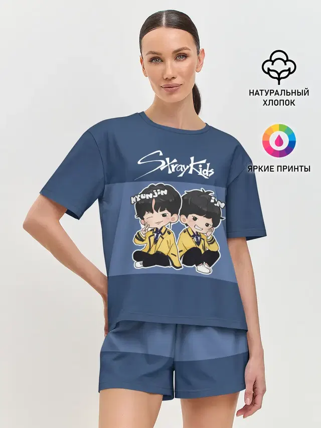 Женская пижама с шортами
