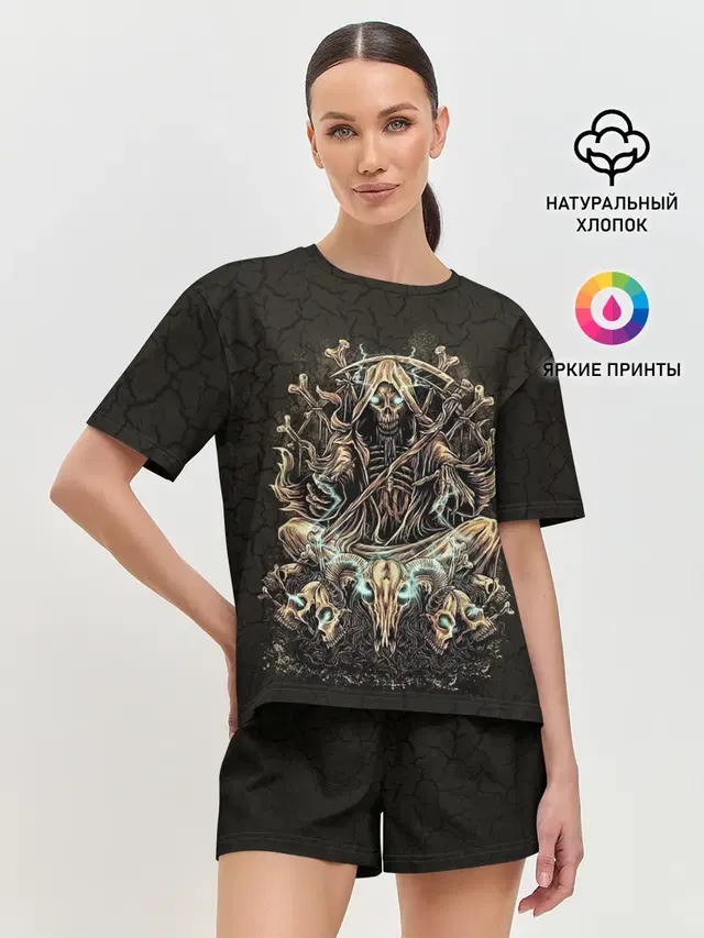 Женская пижама с шортами