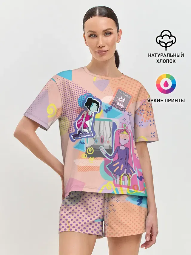 Женская пижама с шортами