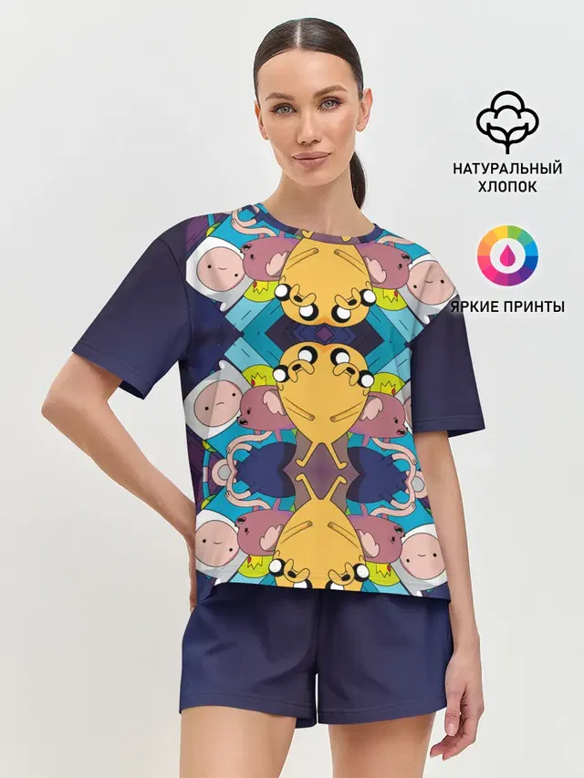 Женская пижама с шортами