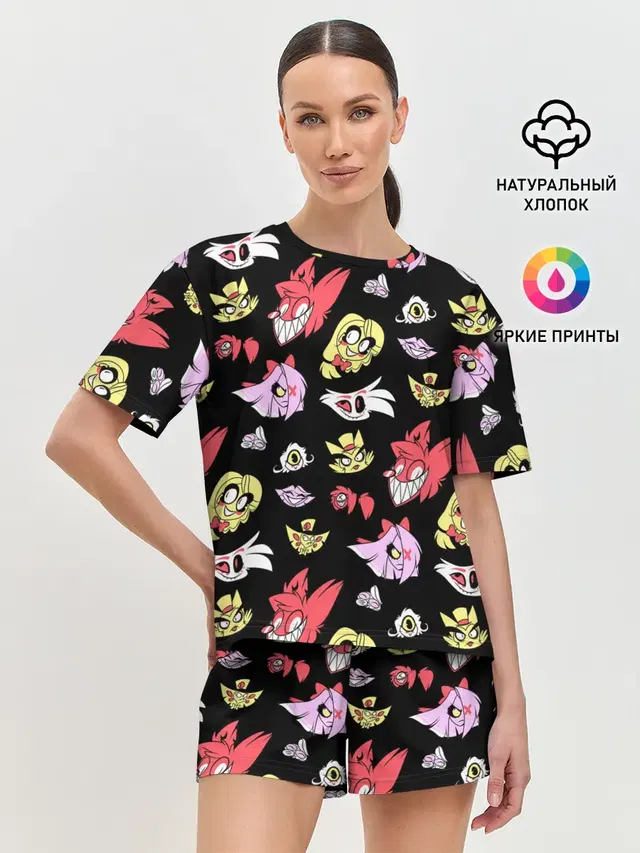 Женская пижама с шортами