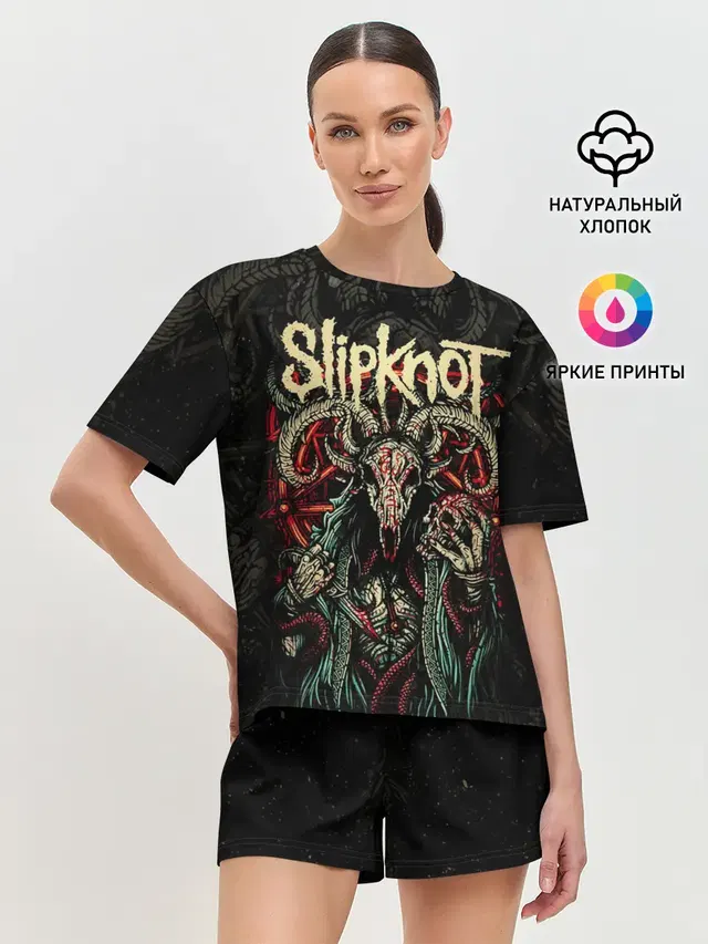 Женская пижама с шортами
