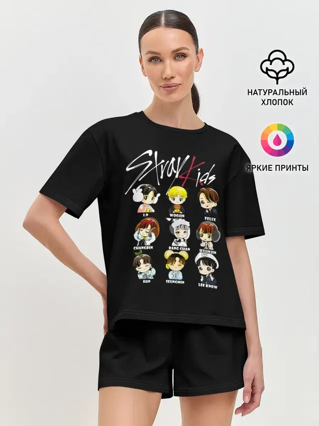 Женская пижама с шортами