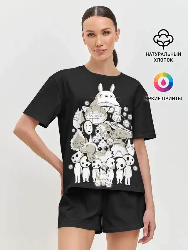 Женская пижама с шортами