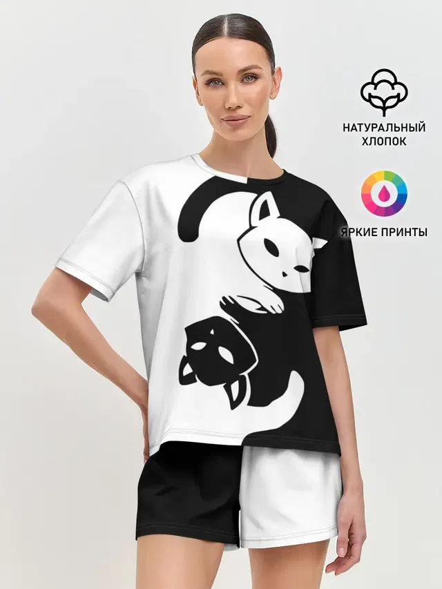 Женская пижама с шортами