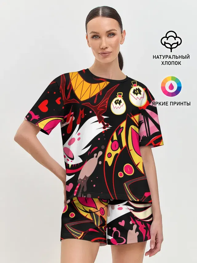 Женская пижама с шортами