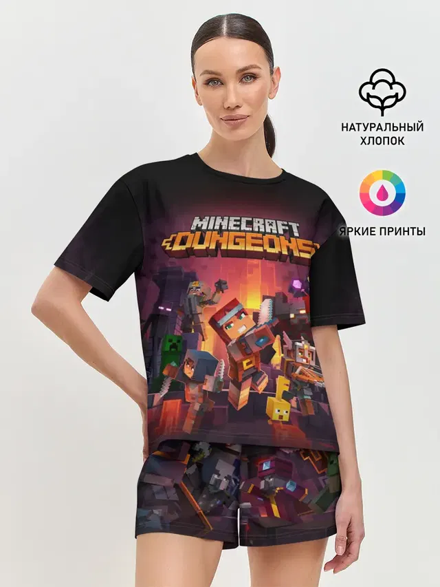 Женская пижама с шортами