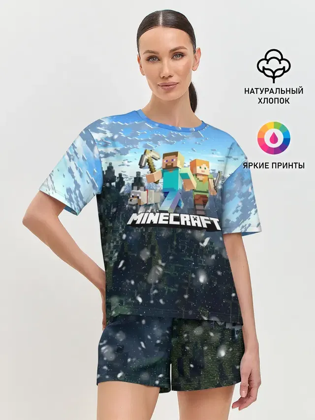 Женская пижама с шортами