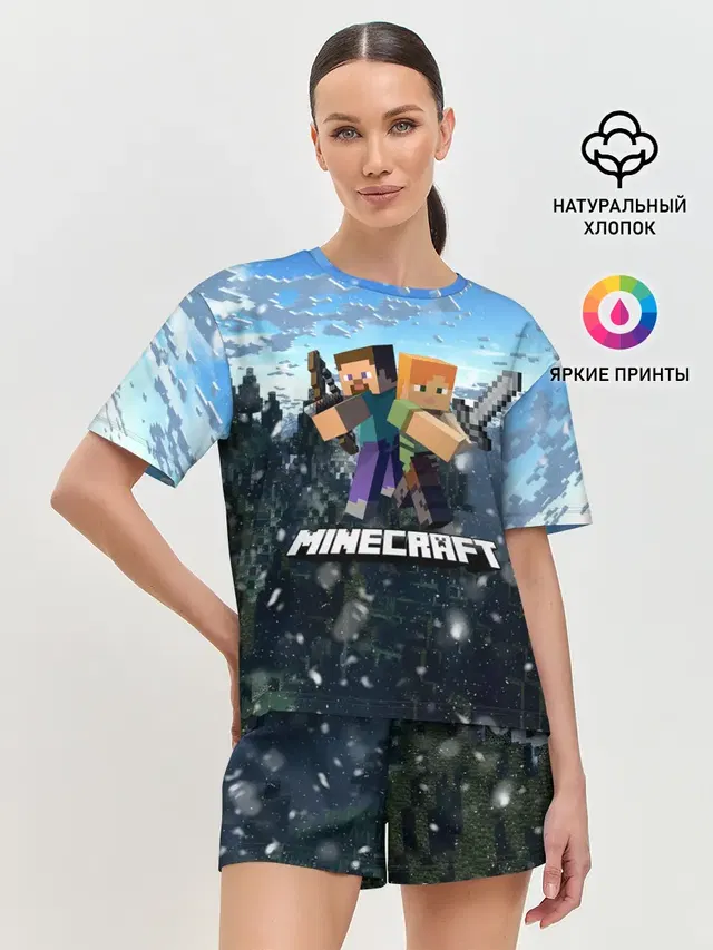 Женская пижама с шортами
