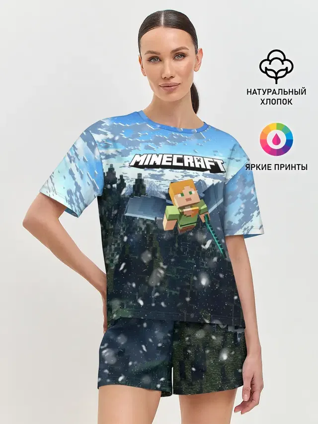 Женская пижама с шортами