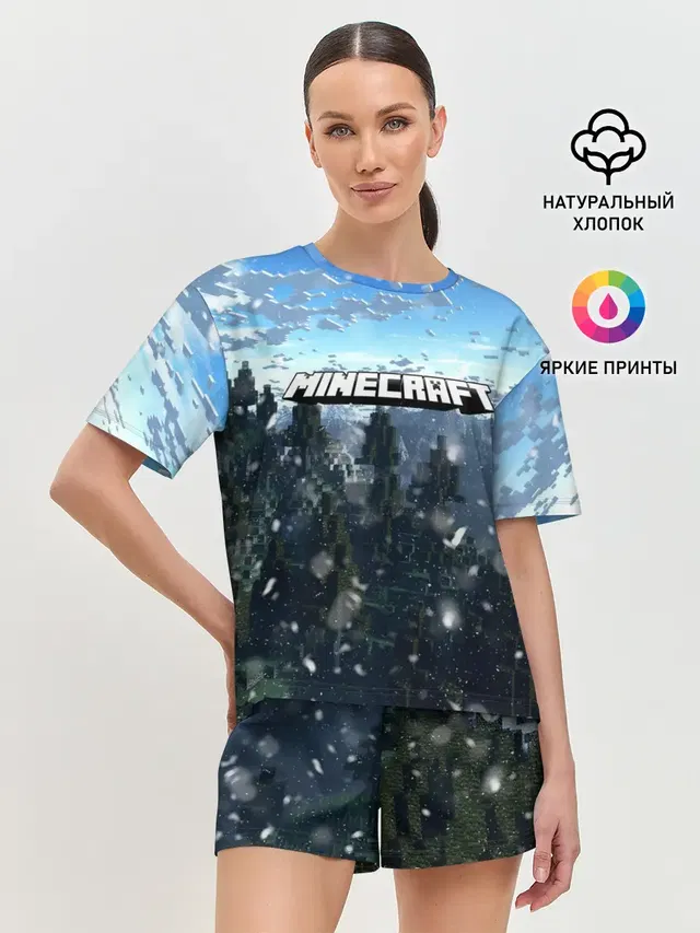 Женская пижама с шортами
