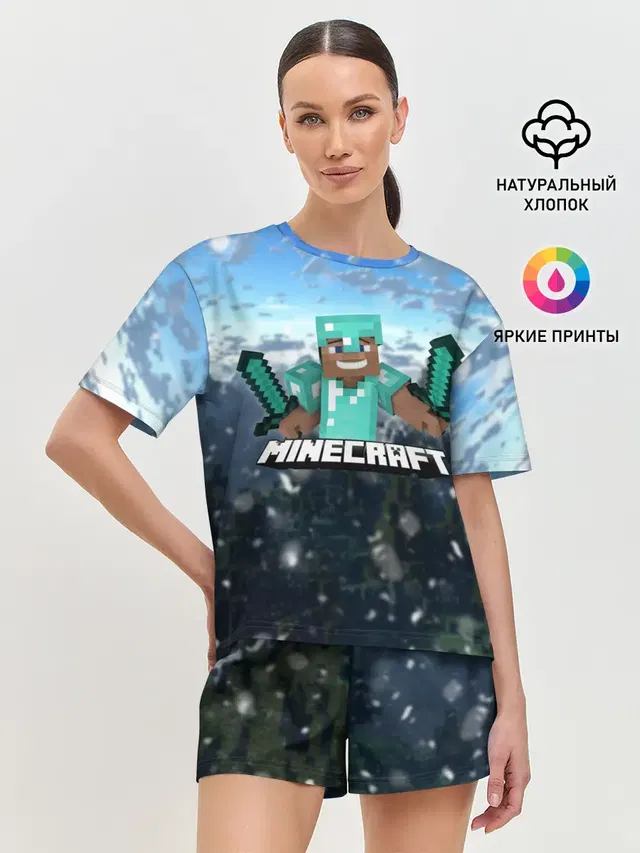 Женская пижама с шортами