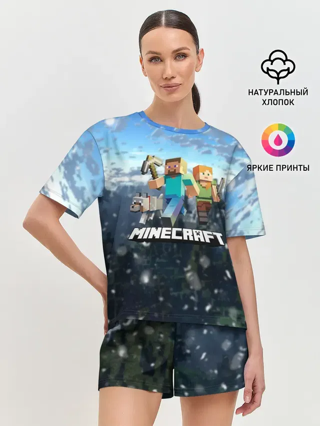Женская пижама с шортами