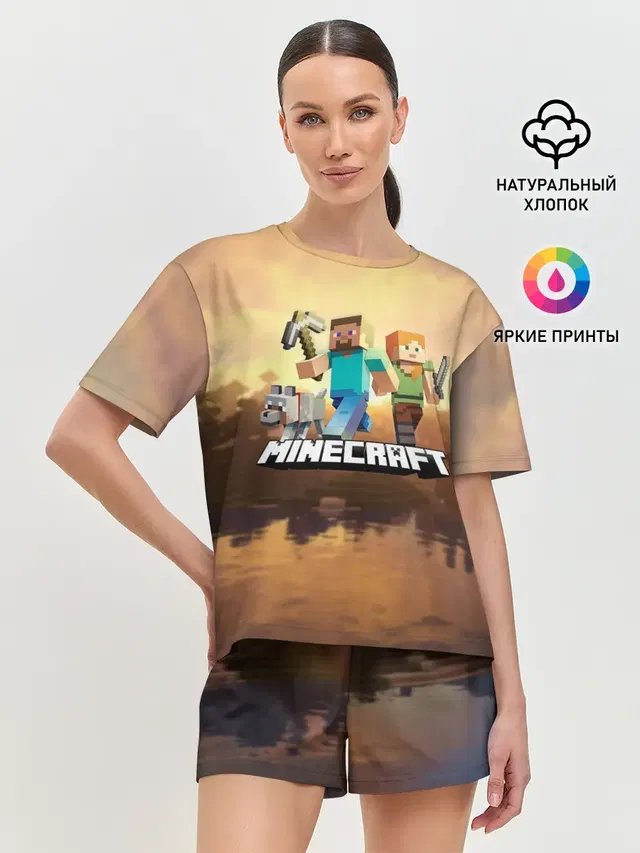 Женская пижама с шортами