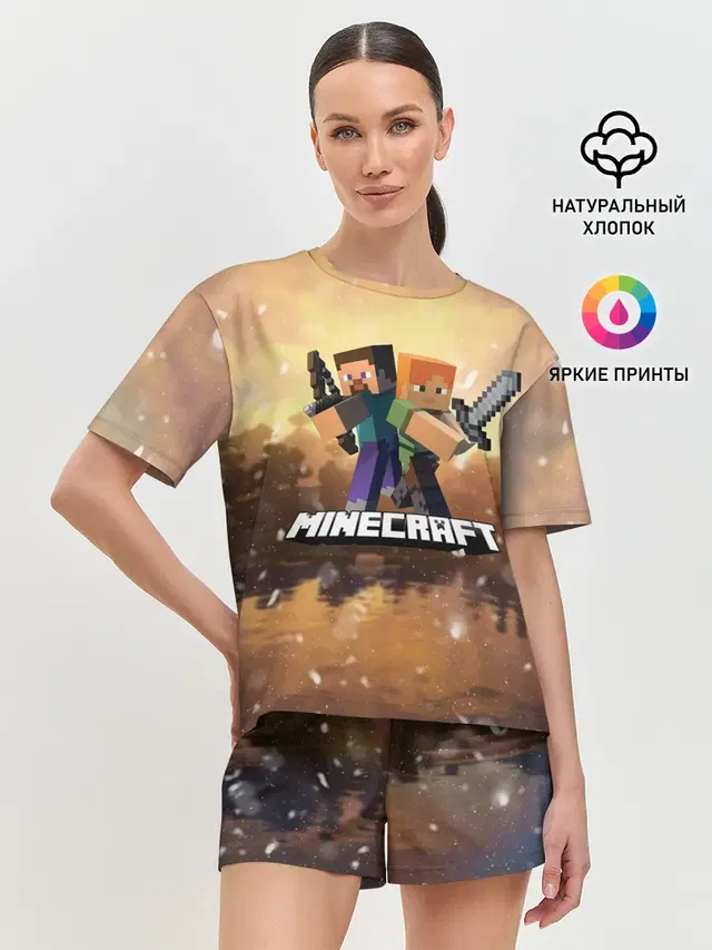 Женская пижама с шортами